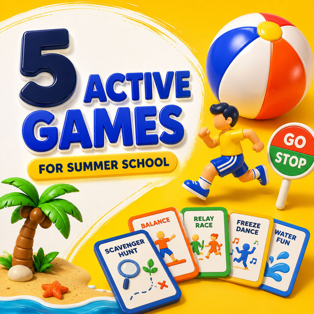 Summer Active Games Pack - 5 Movement Activities for Summer