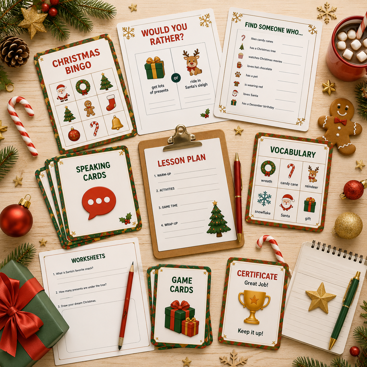 Christmas Mega Pack – All-in-One ESL Classroom Bundle